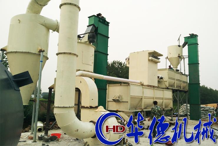 河北邯郸氢氧化钙设备生产现场